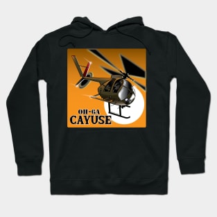 OH-6A Cayuse helicopter Hoodie